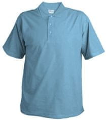 CHOK Pánská hladká bavlněná polokošile, světle modrá, XL