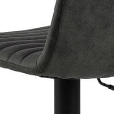 Design Scandinavia Barová židle Kimmy (SET 2 ks), antracitová