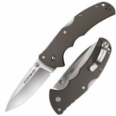 Cold Steel 58PS Code 4 Spear pt. Plain Edge kapesní nůž 8,9 cm, šedá, hliník