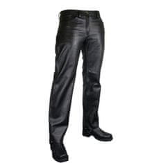 Xelement Kalhoty LOOSE LADIES - dámské černé kožené kalhoty vel. 34
