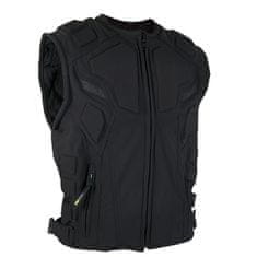 Xelement Vesta BLACK REFLECTOR - pánská černá textilní moto vesta vel. S