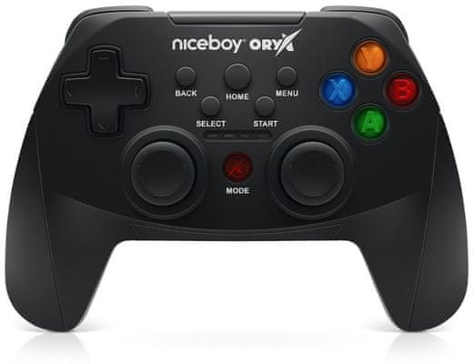 Bezdrátový herní gamepad Niceboy ORYX game pad až 10 hodin konzole PC mobilní telefon 