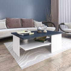Target Home Moderní lavice do obývacího pokoje, barva bílá šedý grafit