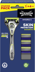 Wilkinson Sword Hydro 5 Skin Protection Sensitive Clampack holicí strojek
