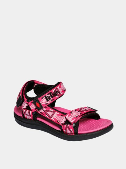 Lee Růžové holčičí vzorované sandály Lee Cooper