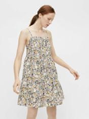 Krémové květované šaty .OBJECT Jasia XL
