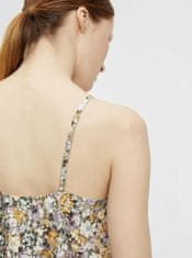 Krémové květované šaty .OBJECT Jasia XL