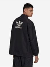 Adidas Černá pánská košilová lehká bunda adidas Originals Coach Jacket XXL