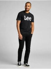 Lee Černé pánské tričko s potiskem Lee L