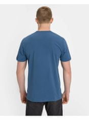 Lee Modré pánské tričko Lee Wobbly Logo S