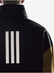 Adidas Hnědo-černá pánská lehká bunda s kapucí adidas Performance Urban Rain.rdy XXL