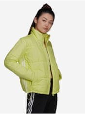 Adidas Neonově žlutá dámská prošívaná bunda adidas Originals S