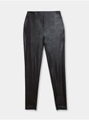 Liu Jo Černé dámské koženkové kalhoty Liu Jo XXL