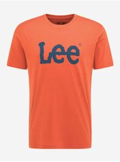 Lee Oranžové pánské tričko Lee Wobbly S