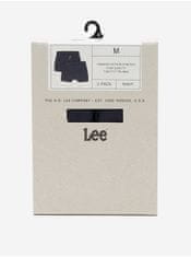 Lee Tmavě modré pánské boxerky Lee 2-Pack S