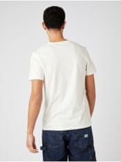 Wrangler Bílé pánské tričko s potiskem Wrangler L