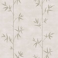 Šedobéžová vliesová tapeta na zeď, bambus 148726, Blush, 0,53 x 10,05 m