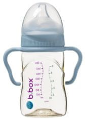 b.box Antikoliková kojenecká láhev 180 ml - modrá