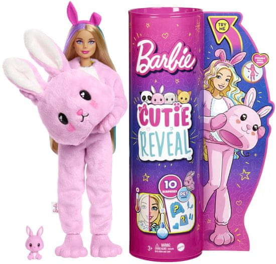 Mattel Barbie Cutie Reveal panenka série 1 - Zajíček HHG18
