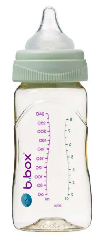b.box Antikoliková kojenecká láhev 240 ml - zelená