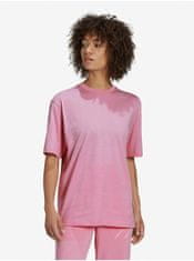 Adidas Růžové dámské oversize tričko adidas Originals M