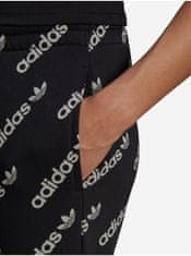 Adidas Černé dámské vzorované tepláky adidas Originals S