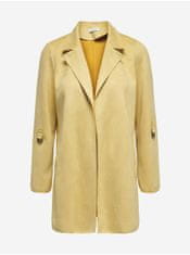ONLY Žlutý kabát v semišové úpravě ONLY Joline S