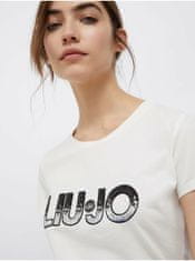Liu Jo Bílé dámské tričko Liu Jo XS