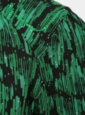 Blutsgeschwister Zelené vzorované šaty Blutsgeschwister Greta S