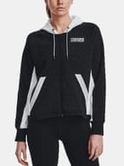 Under Armour Mikina Rival + FZ Hoodie-BLK M