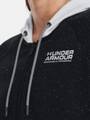 Under Armour Mikina Rival + FZ Hoodie-BLK M