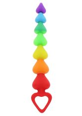 Toyjoy ToyJoy Rainbow Heart Beads (21 cm)