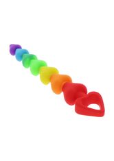 Toyjoy ToyJoy Rainbow Heart Beads (21 cm)