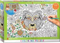 EuroGraphics Color me puzzle Tygr 500 dílků + sada na zavěšení