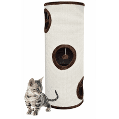 BB-Shop Škrabací válec pro kočky tower Hnědý/krémový 100 cm