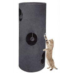 BB-Shop Škrabací válec pro kočky tower Grafitová barva 100 cm