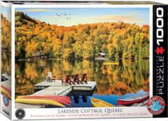 EuroGraphics Puzzle Chata u jezera, Quebec 1000 dílků