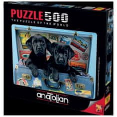 AnaTolian Puzzle Labradoři na cestách 500 dílků