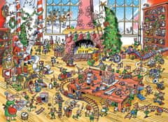 Cobble Hill Puzzle Doodle Town: Pracující skřítkové 1000 dílků