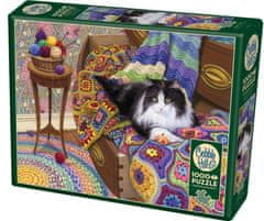 Cobble Hill Puzzle Pohodlná kočka 1000 dílků