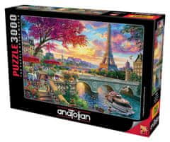 AnaTolian Puzzle Rozkvetlá Paříž 3000 dílků