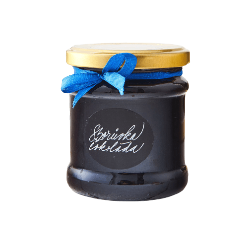 Marmelády s příběhem Borůvka-čokoláda džem 205g