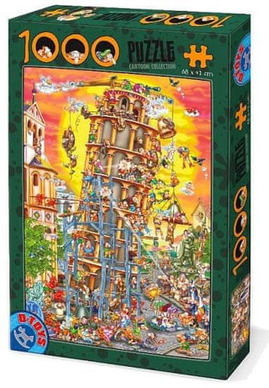 D-Toys Puzzle Šikmá věž v Pise 1000 dílků