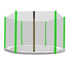 Aga Ochranná síť 250 cm na 6 tyčí Black net / Light Green