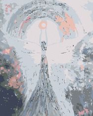 ZUTY Diamantové malování - ANDĚLÉ OD LENKY - PEACE ANGEL 40x50 cm vypnuté plátno na rám
