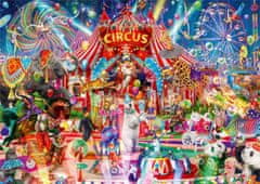 Jumbo Puzzle Noc v cirkuse 5000 dílků