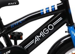 Amigo BMX Fun 14palcové chlapecké kolo, černo modré