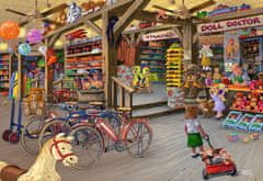 Wooden city Dřevěné puzzle V hračkářství 2v1, 200 dílků EKO