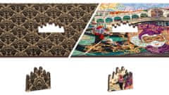 Wooden city Dřevěné puzzle Benátský karneval 2v1, 300 dílků EKO