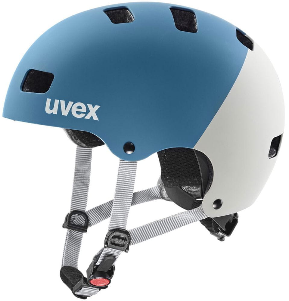 Uvex helma KID 3 CC bílá/modrá 51 - 55